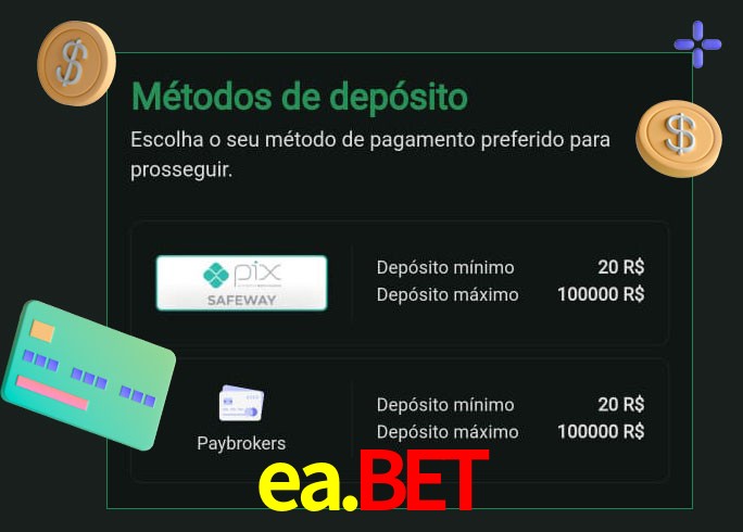 O cassino ea.bet oferece uma grande variedade de métodos de pagamento